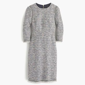 J Crew Fringe Tweed Dress EUC size 2